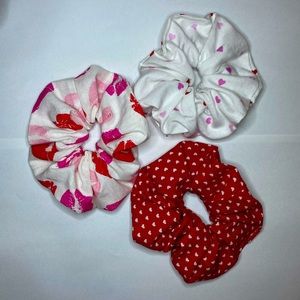 Valentine’s Day Scrunchie Bundle - Set of 3